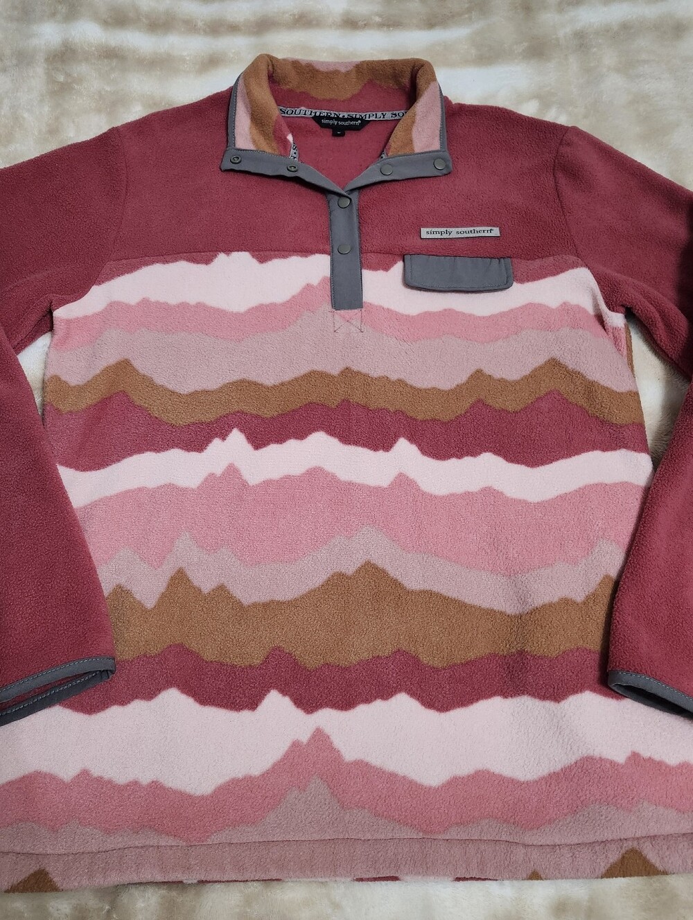 Simply Southern Fleece Pullover Sweater